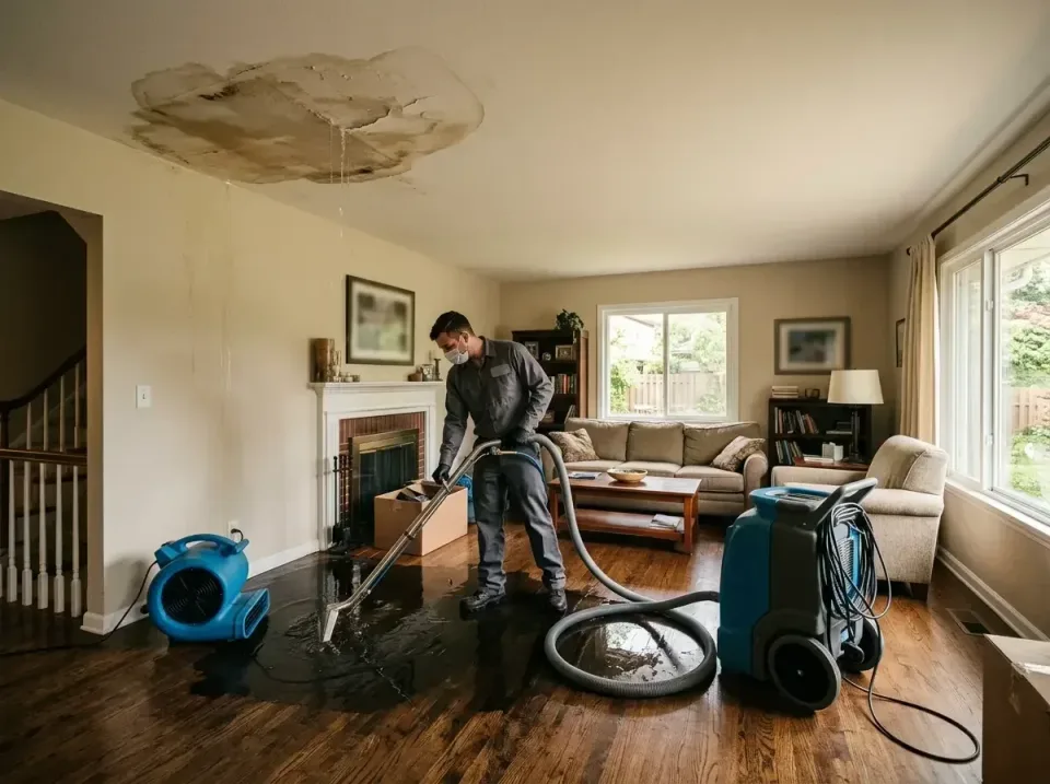 attic-pipe-burst-ceiling-drip-008 — frequently asked questions, Water Damage Restoration & Carpet Care in North Little Rock,…